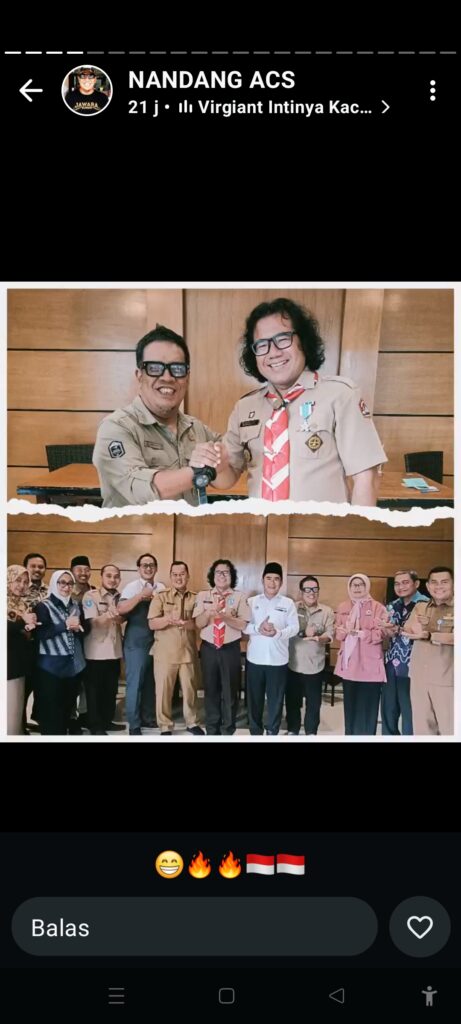 Ketua kwartir Ranting Serpong Bersama Ka Kwarda Terpilih 