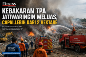 Kebakaran TPA Jatiwaringin Tangerang Meluas hingga Dua Hektare