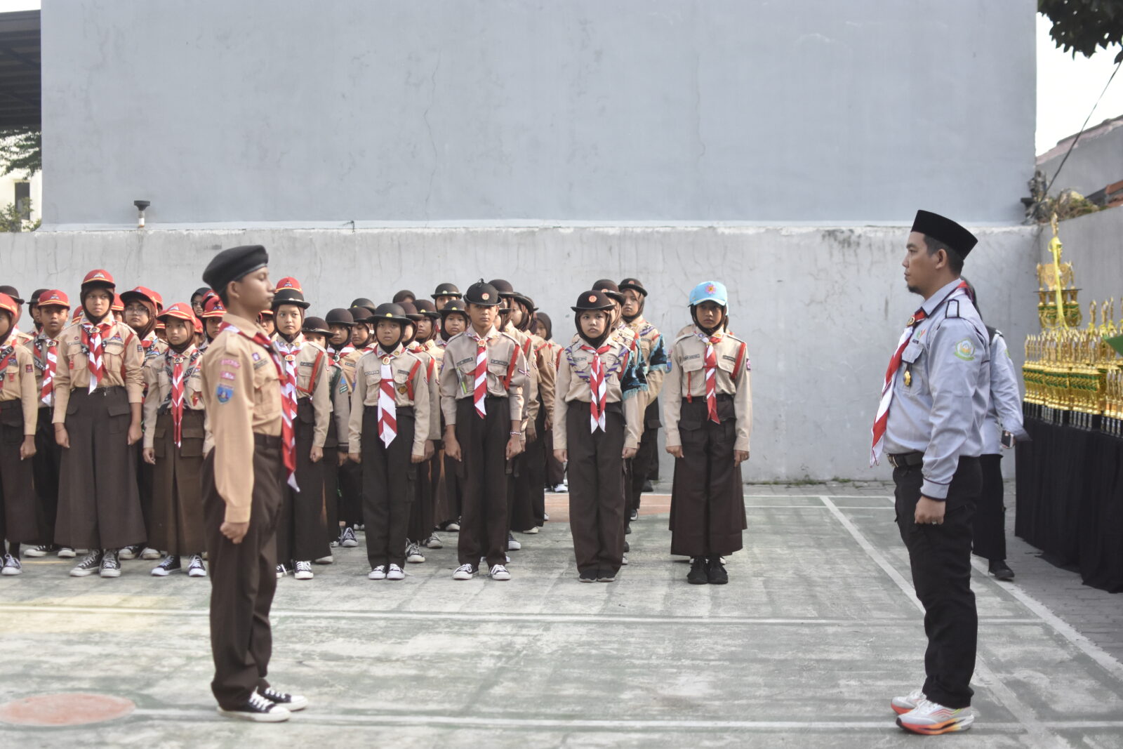 GENTAR Perdana Digelar di Al-Falah Rempoa, Pramuka Penggalang se-Jabodetabek Unjuk Prestasi