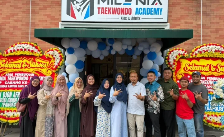 Milenia Taekwondo Buka Cabang Keempat di Bintaro, Milen Florist Resmikan Kantor Baru