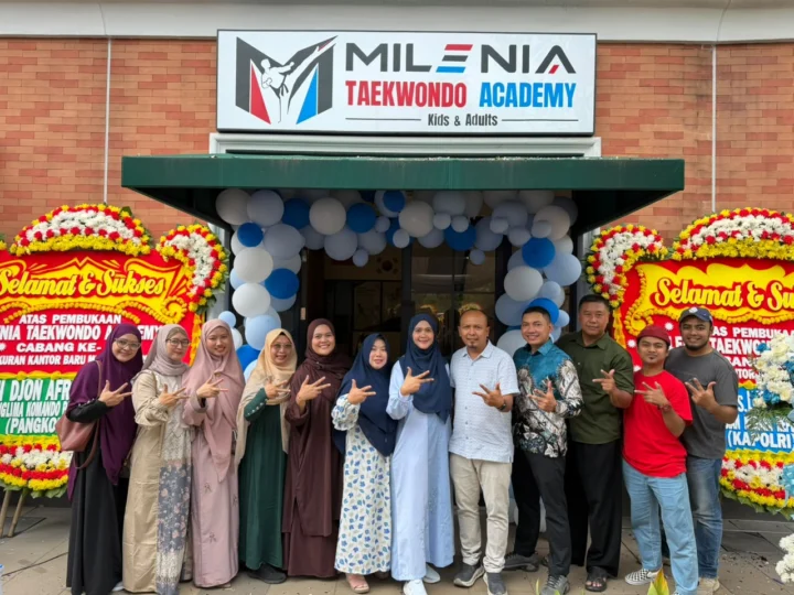Milenia Taekwondo Buka Cabang Keempat di Bintaro, Milen Florist Resmikan Kantor Baru