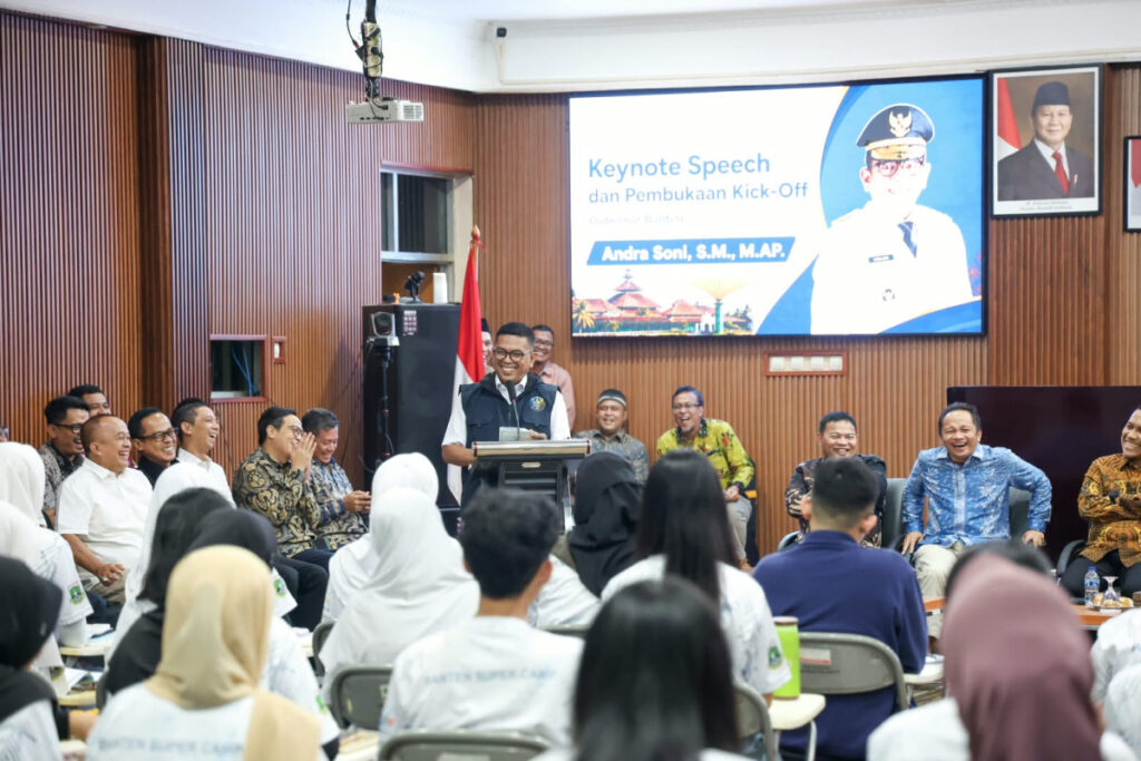 Gubernur Andra Soni Gagas Super Camp ‘Banten Merebut Garuda’ untuk Generasi Unggul