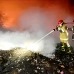 Api Melalap Dua Tempat Pembuangan Sampah di Pandeglang