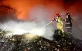 Api Melalap Dua Tempat Pembuangan Sampah di Pandeglang