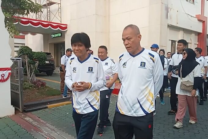 350 Peserta Ikuti Fun Walk Kemenkum Banten Sambut Hari Pengayoman