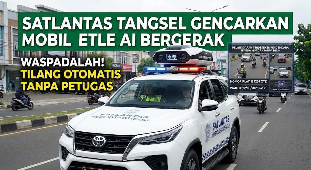 Polres Tangsel Optimalkan 3 Mobil ETLE Mobile Pantau Pelanggar Polres Tangsel Optimalkan 3 Mobil ETLE Mobile Pantau Pelanggar