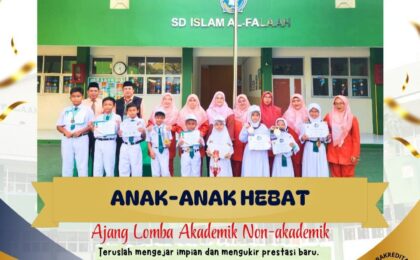 SD Islam Al-Falaah Beri Apresiasi Siswa Berprestasi