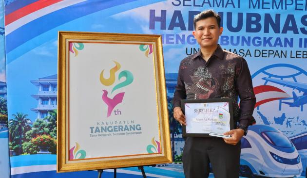 Karya Ilham Azi Fadilah Terpilih Jadi Logo HUT ke-394 Kabupaten Tangerang, Bawa Pesan Semangat dan Lokalitas