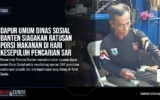 Dapur Umum Dinas Sosial Banten Siagakan Ratusan Porsi Makanan di Hari Kesepuluh Pencarian SAR