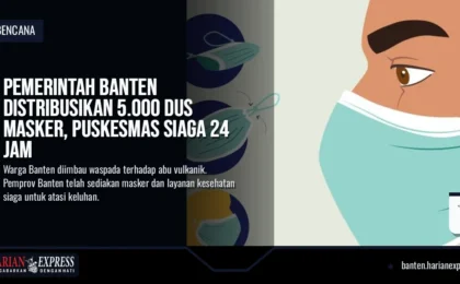 Pemerintah Banten Distribusikan 5.000 Dus Masker, Puskesmas Siaga 24 Jam