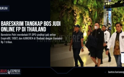 Bareskrim Tangkap Bos Judi Online FP di Thailand
