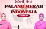 Bhayangkari Tangsel Beri Ucapan Hari Palang Merah