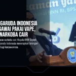 BNN Imbau Garuda Indonesia Larang Pegawai Pakai Vape, Antisipasi Narkoba Cair