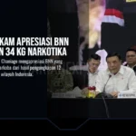Menko Polkam Apresiasi BNN Musnahkan 34 Kg Narkotika
