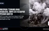 Waspada Tsunami Anak Krakatau, BNPB Cek Kesiapan Pesisir Banten