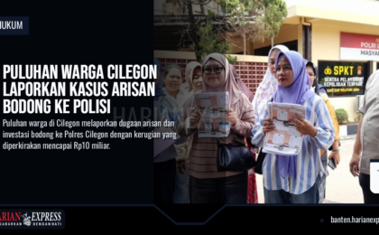 Puluhan Warga Cilegon Laporkan Kasus Arisan Bodong ke Polisi