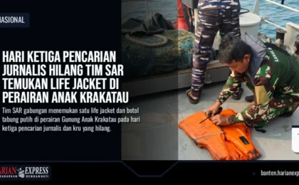 Hari Ketiga Pencarian Jurnalis Hilang Tim Sar Temukan Life Jacket Di Perairan Anak Krakatau