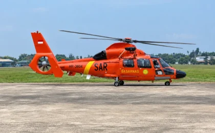 Basarnas Kerahkan Helikopter HR-3604 untuk Cari Jurnalis yang Hilang di Selat Sunda