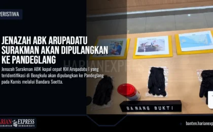 Jenazah ABK Arupadatu Surakman Akan Dipulangkan ke Pandeglang
