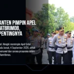 Kapolda Banten Pimpin Apel Kesiapan Satbrimob, Tegaskan Pentingnya Kesiagaan