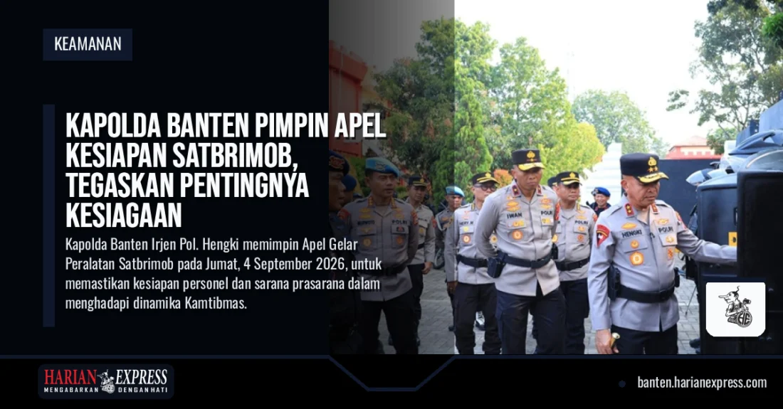 Kapolda Banten Pimpin Apel Kesiapan Satbrimob, Tegaskan Pentingnya Kesiagaan