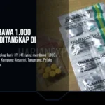 Kurir Pembawa 1.000 Tramadol Ditangkap di Tangerang