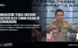 Mahasiswi Tewas Dicekoki Ekstasi oleh Teman Kuliah di Cengkareng