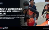 Mayat di Mukomuko Bukan Korban Kapal Jurnalis Hilang
