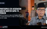 Partisipasi Cek Kesehatan Gratis Banten Capai 70 Persen