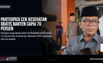Partisipasi Cek Kesehatan Gratis Banten Capai 70 Persen