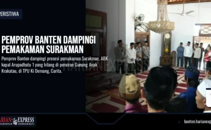 Pemprov Banten Dampingi Pemakaman Surakman