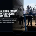Genjot Swasembada Pangan, Pemprov Banten Percepat Pembangunan Irigasi