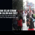 Pemkab Lebak Gelar Senam Sehat untuk Calon Haji 2027