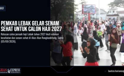 Pemkab Lebak Gelar Senam Sehat untuk Calon Haji 2027