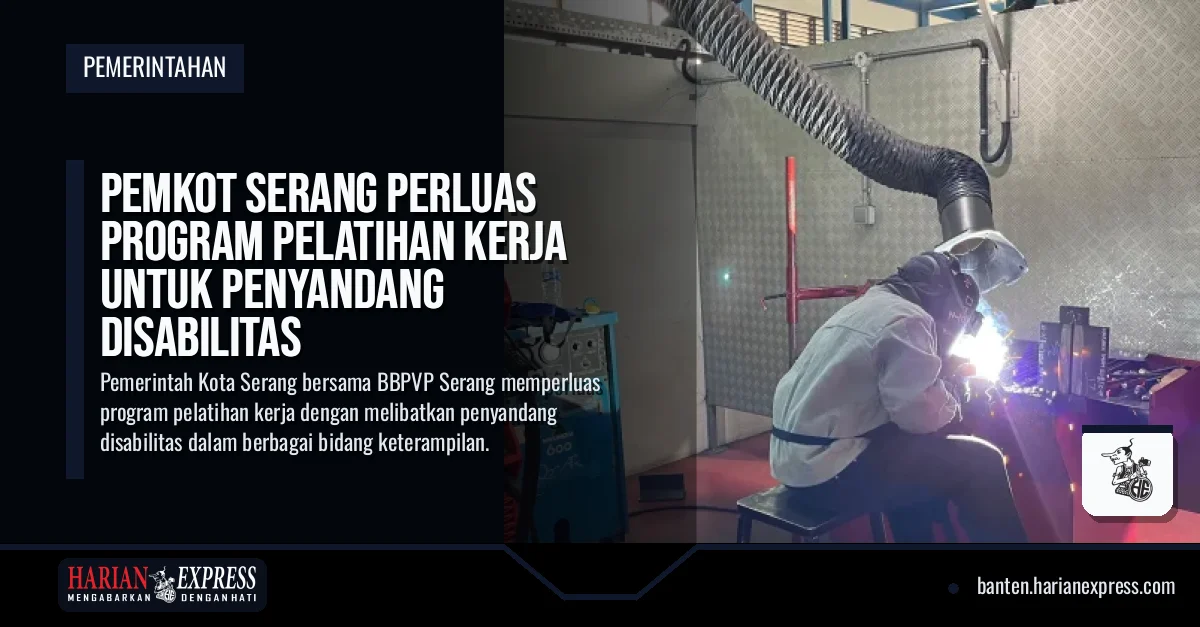 Pemkot Serang Perluas Program Pelatihan Kerja untuk Penyandang Disabilitas