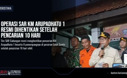 Resmi Dihentikan Setelah 10 Hari Pencarian, Nasib 8 Penumpang KM Arupadhatu 1 di Selat Sunda Masih Misteri
