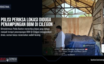 Polisi Periksa Lokasi Diduga Penampungan BBM di Cilegon