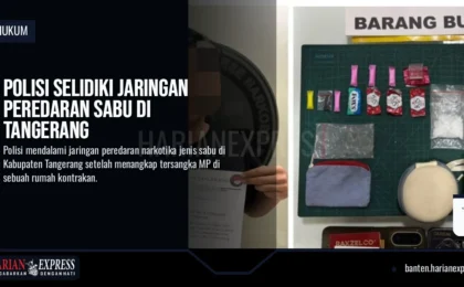 Polisi Selidiki Jaringan Peredaran Sabu di Tangerang