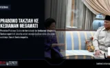 Prabowo Takziah ke Kediaman Megawati