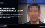 Polisi Tangkap Pria Penendang Wanita di Senayan City