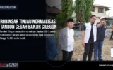 Robinsar Tinjau Normalisasi Tandon Cegah Banjir Cilegon