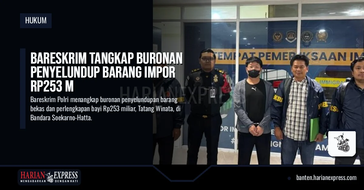 Buron Penyelundup Ponsel Ilegal Senilai Rp253 Miliar Dicokok Bareskrim di Bandara Soetta