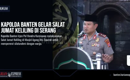 Kapolda Banten Gelar Salat Jumat Keliling di Serang