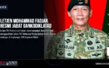 Letjen Mohammad Fadjar Resmi Jabat Dankodiklatad