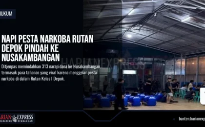 Napi Pesta Narkoba Rutan Depok Pindah ke Nusakambangan