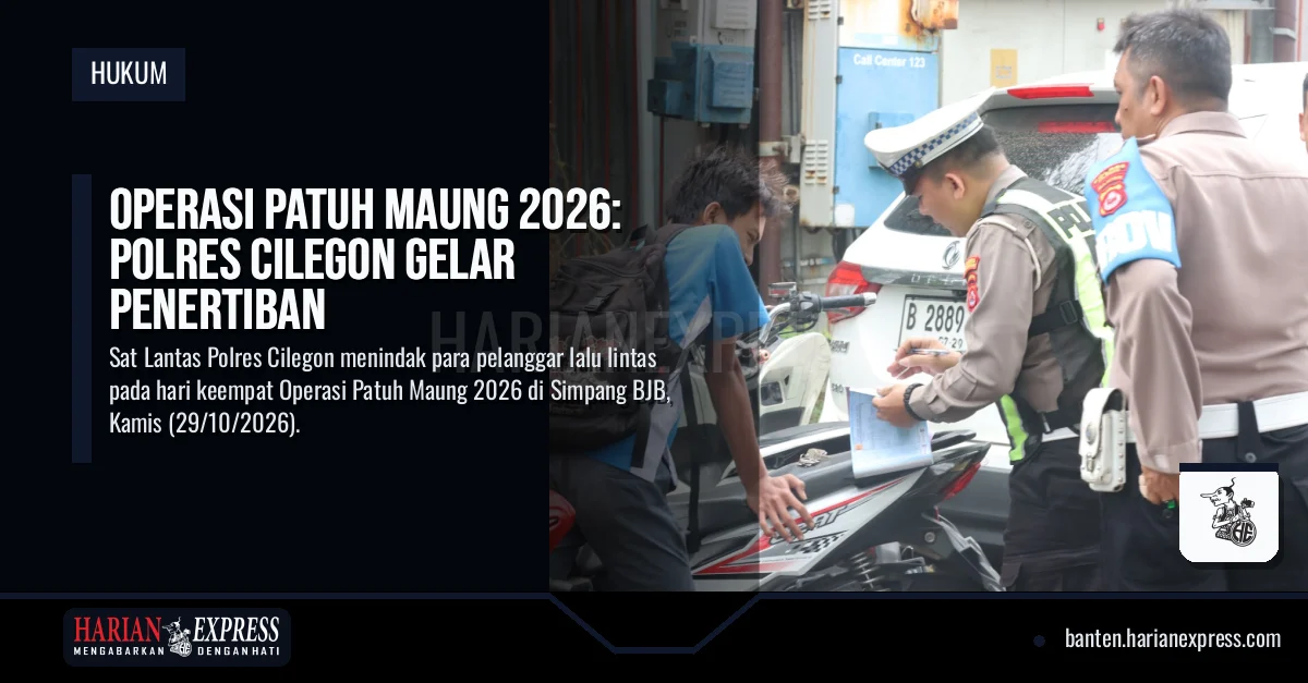 Operasi Patuh Maung 2026: Polres Cilegon Gelar Penertiban