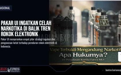 Pakar UI Ingatkan Celah Narkotika di Balik Tren Rokok Elektronik