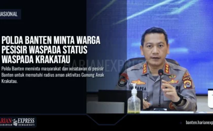 Polda Banten Minta Warga Pesisir Waspada Status Waspada Krakatau