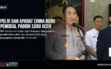 Polri dan Aparat China Buru Pemodal Pabrik Sabu Aceh