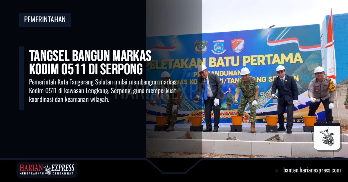 Tangsel Bangun Markas Kodim 0511 di Serpong